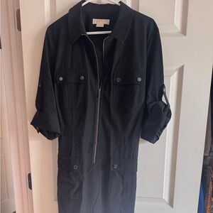MICHAEL Michael Kors Black Utility Dress